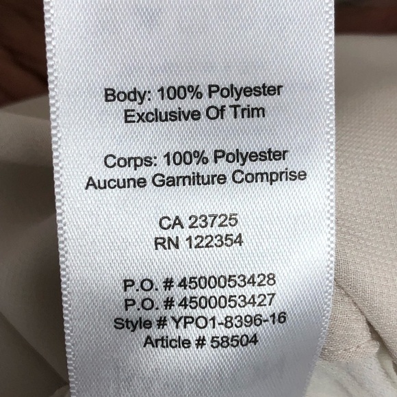 BABATON V neck cream shift mini dress - Picture 4 of 9